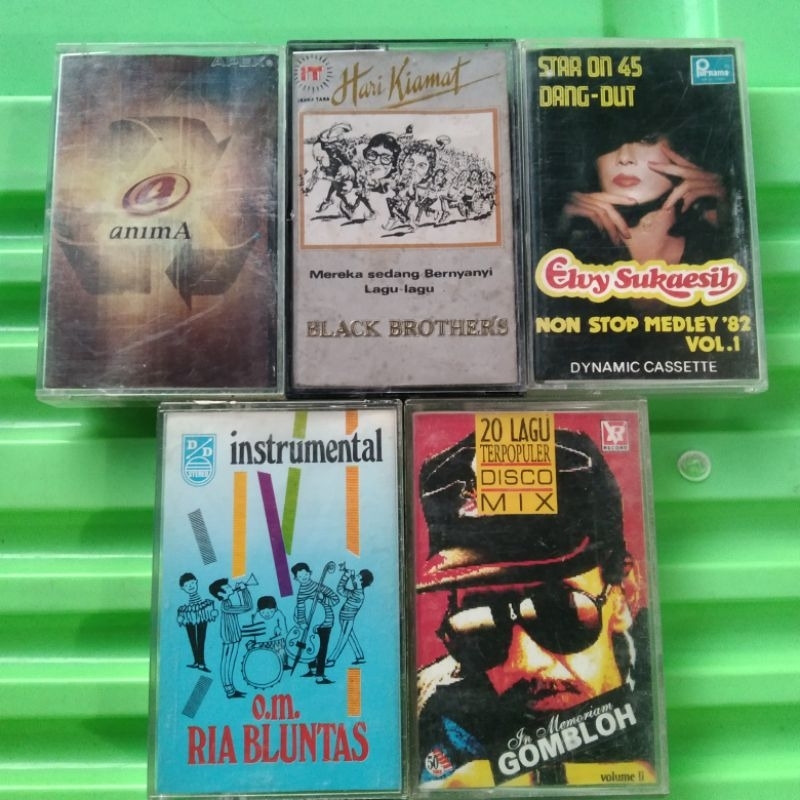 kaset pita original black brothers paket 5kaset