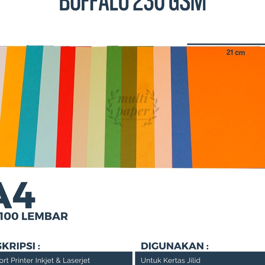 

KP8 Buffalo A4 isi 1 lembar Kertas Jilid A4 Buffalo Kertas Cover A4