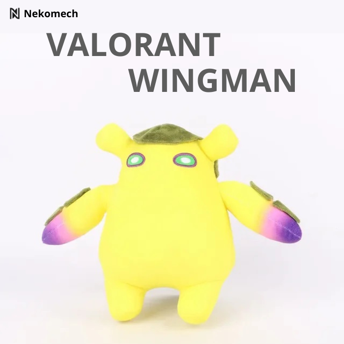 VALORANT Wingman Gekko Plush Toy By Nekomech