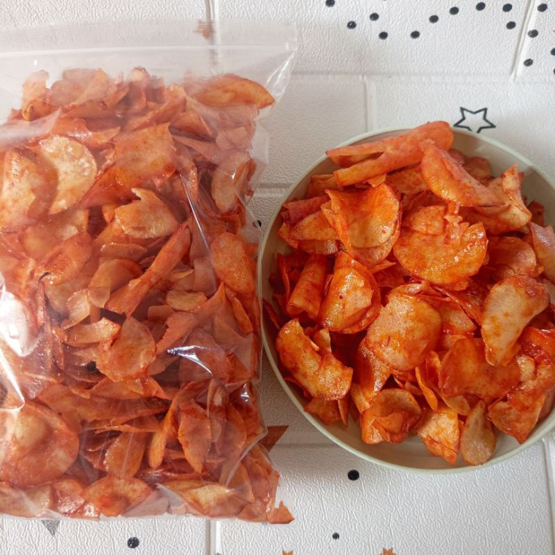 

Kripik singkong balado pedas manis 250gr keripik singkong lengket