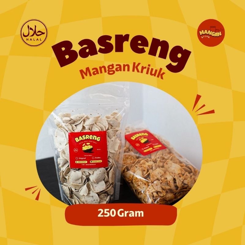 

MANGAN KRIUK BASRENG 250 GRAM