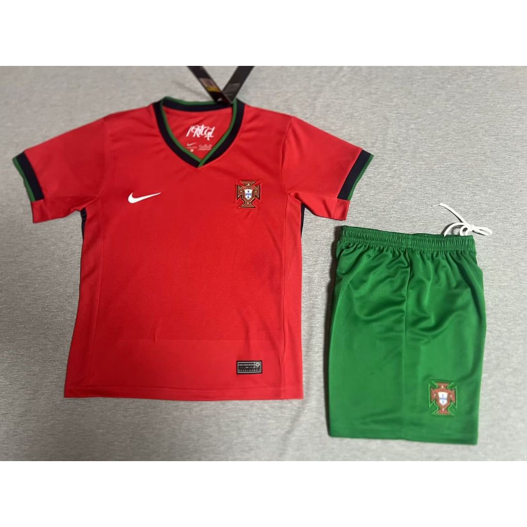 DISKON SPESIAL JERSEY BAJU BOLA ANAK JERSEY KIDS PORTUGAL HOME 224 GRADE ORI JERSEY KIDS PORTUGAL HO