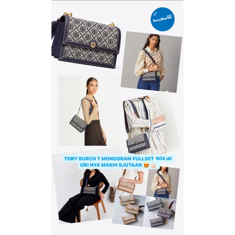 SALE TAS TORY TMONOGRAM / TORY BAG / TAS GROSIR / TAS MINI / GROSIR TAS / TAS IMPORT / TAS SLEMPANG 
