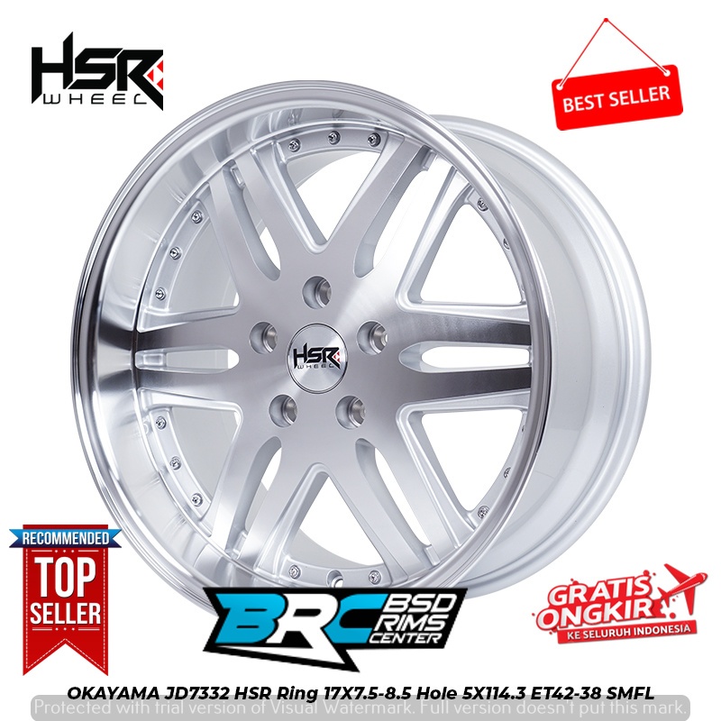 VELG HSR OKAYAMA R17 PAS BUAT MOBIL INNOVA CHAMRY RUSH TERIOS CEDRIC ELGRAND JUKE