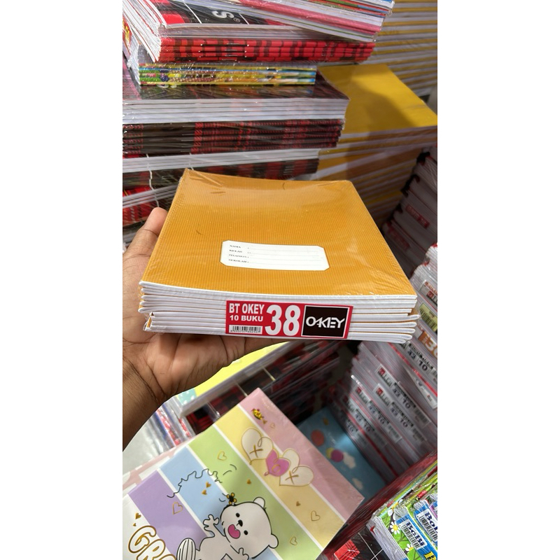 

COD buku tulis okey 38 lembar 10 pcs