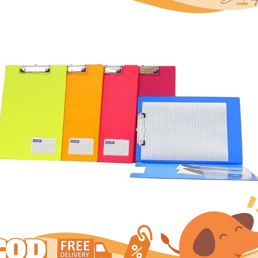 

Gila Bantex Clipboard FC With Cover 4211 Papan Dada Folio dengan Penutup Berkualitas