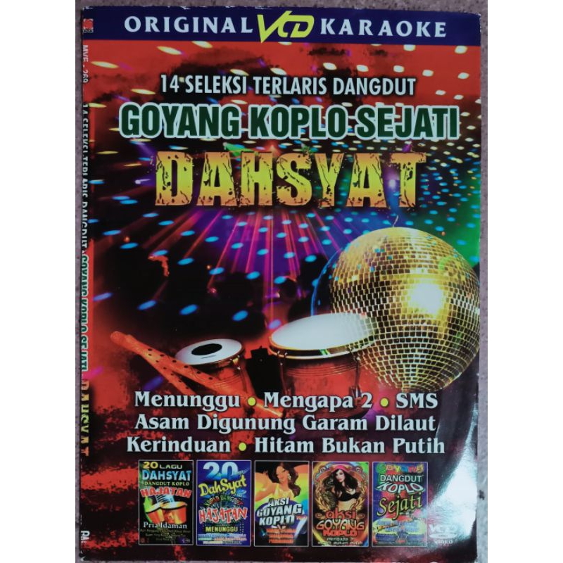 VCD original 14 seleksi terlaris dangdut goyang koplo sejati DAHSYAT