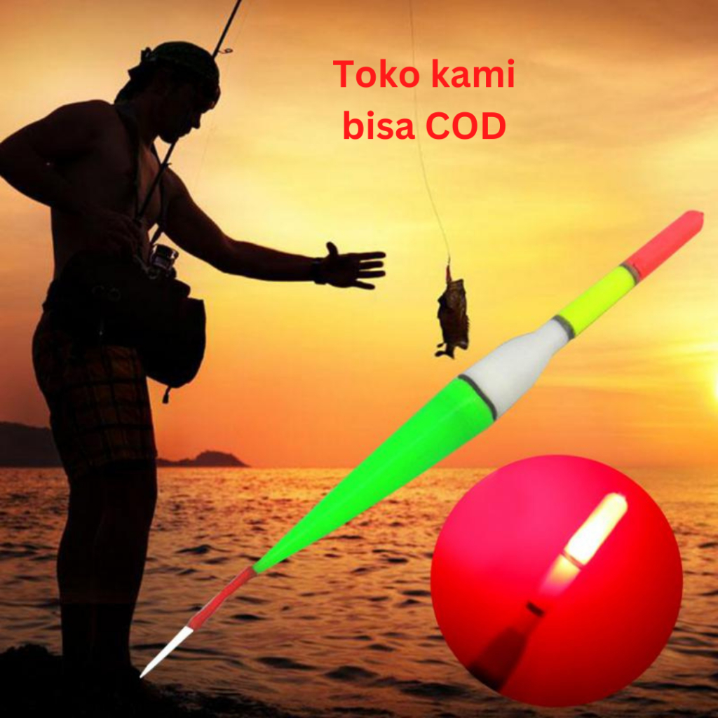 Pelampung Umpan Pancing LED Luminous Fishing Bait 2 PCS