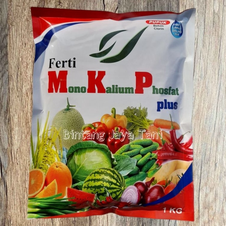 KODE U34C FERTI MKP PLUS 1 KG  PUPUK MONO KALIUM PHOSPAT  Pupuk Makro Majemuk Pk Mudah Larut AirPupu