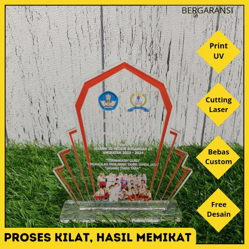 Plakat Perpisahan | plakat Kenang - Kenangan | plakat custom | Hadiah Guru | vandel akrilik