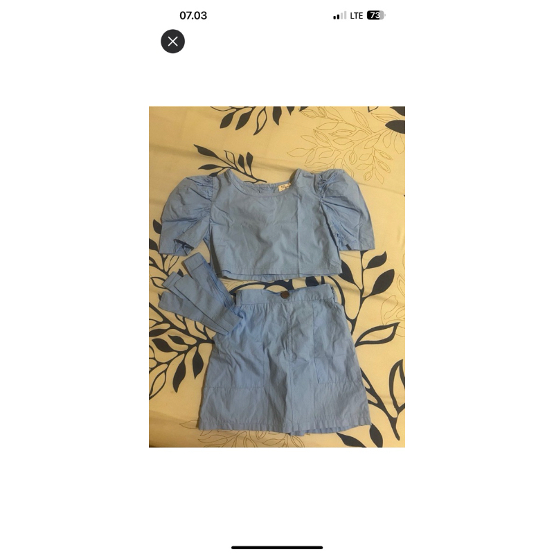 set baju jalan anak perempuan