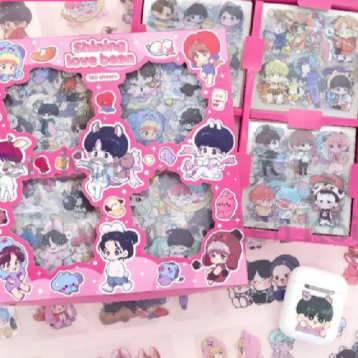 

sticker deco bts chiby 10 lembar random