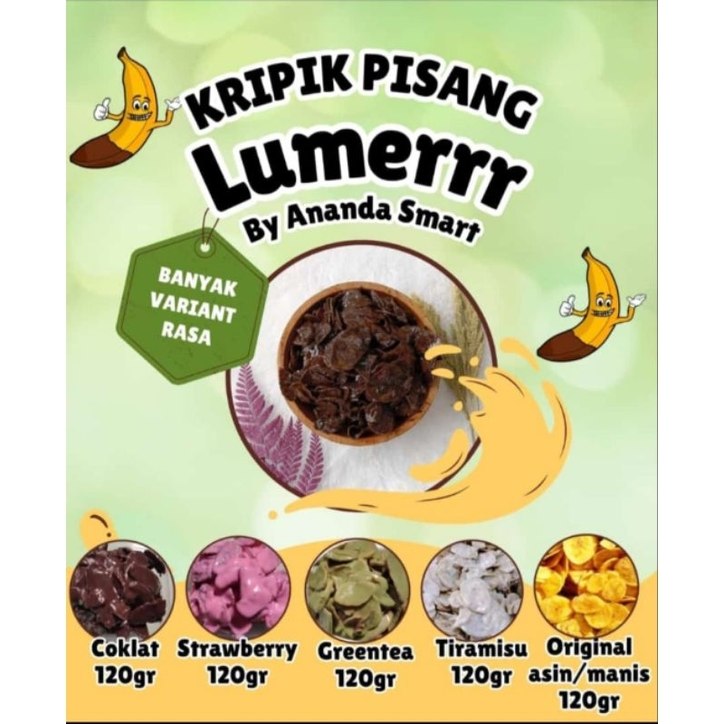 

KERIPIK PISANG LUMER/BANANA CHIPS MELTED 120gram