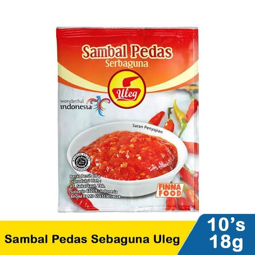 

uleg sambal pedas 10x18gr