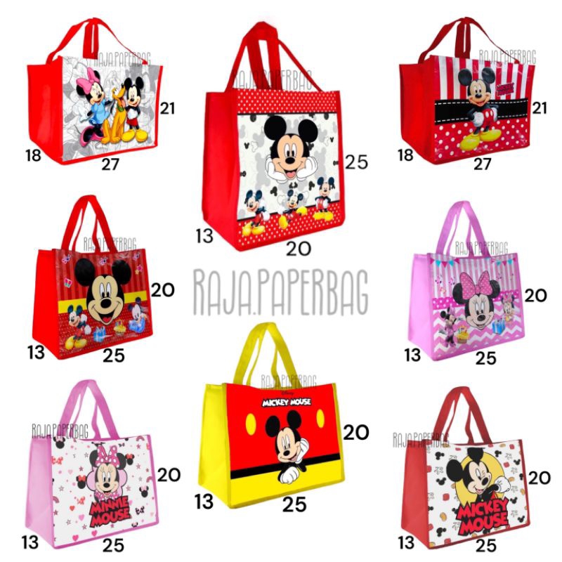 

tas ultah bento souvenir ultah anak goodie bag hampers ulang tahun anak micky mouse minnie mouse