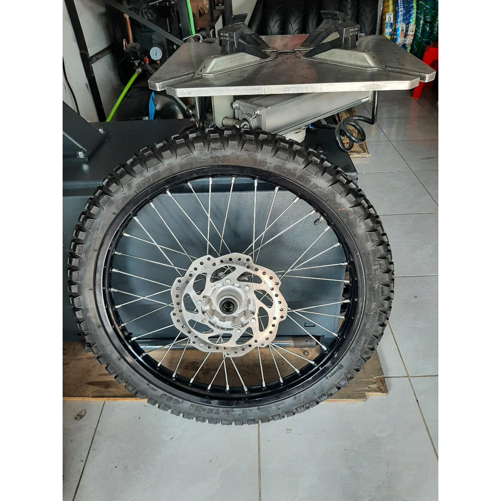 Roda Set CRF Ring 21 Bonus Piringan Ban Tebal Original Copotan Motor