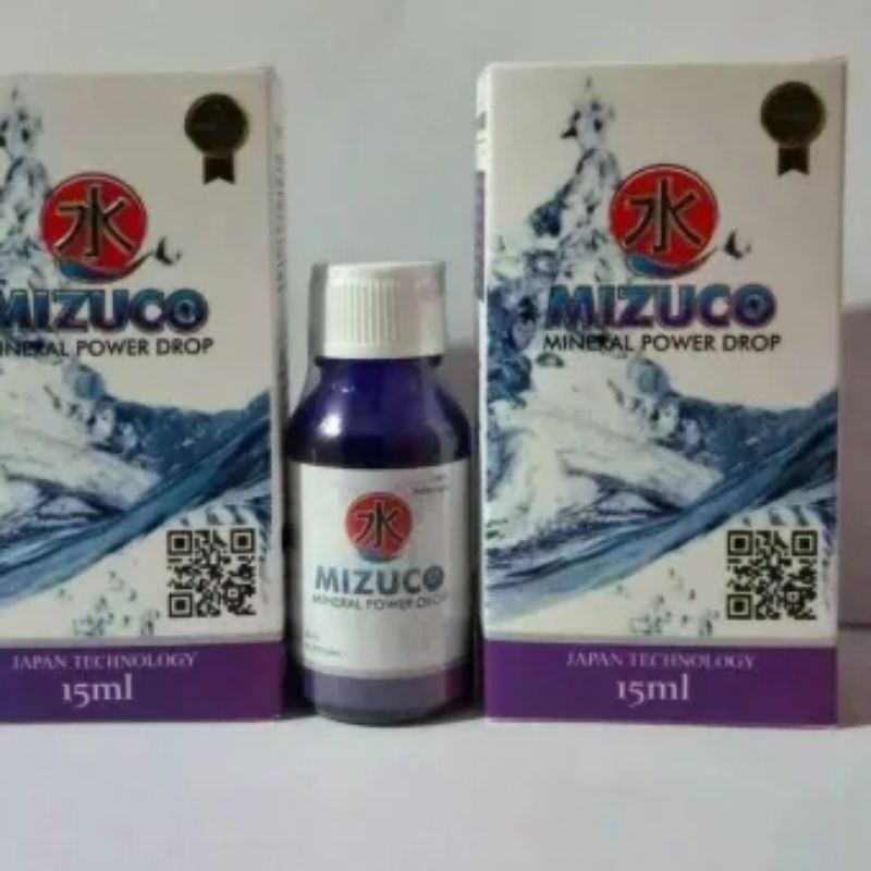 

MIZUCO MINERAL POWER DROP 1 BOX ISI 5 BOTOL 75 ML ORIGINAL ALKALINE ANTIOKSIDAN