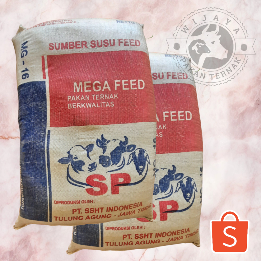 

MEGAFEED SUMBER SUSU 1 kg konsentrat sapi perah dan penggemukan WJYPKNTRN