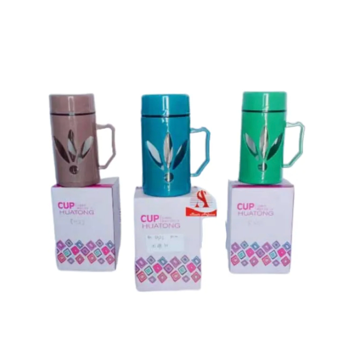 Mug Gelas Travel Kaca Stainless Mug Jar Tumbler Glass Botol Minum Air Panas Dingin Termos My Bottle