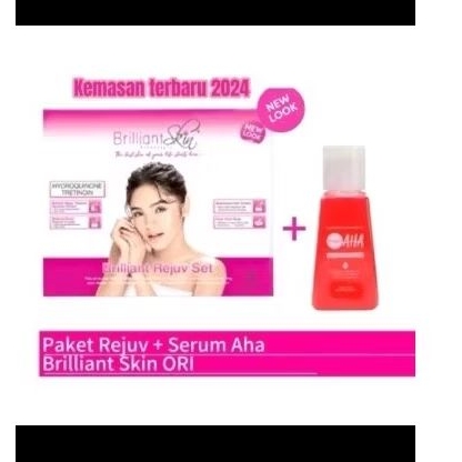 Brilliant Skincare Rejuvenating Facial Set + Serum Brilliant AHA