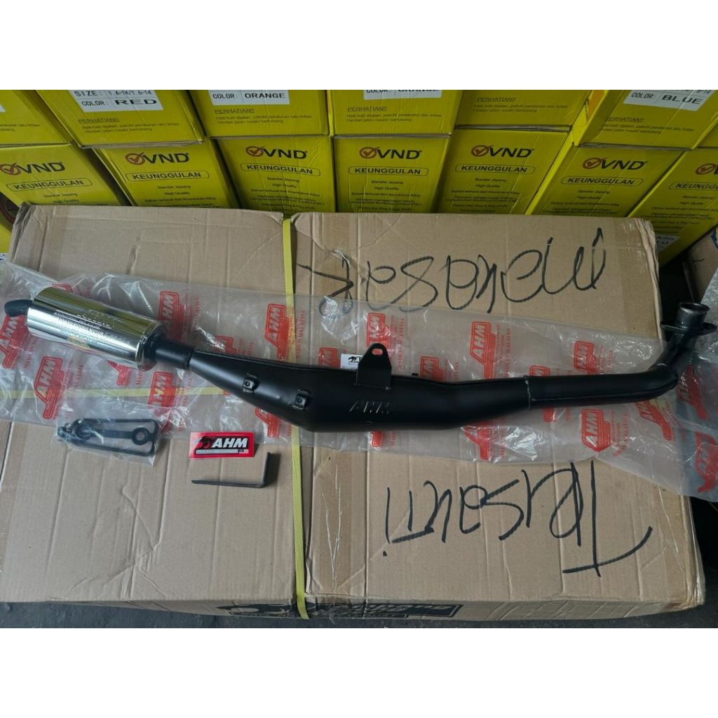 READY KNALPOT AHM FIZR F1ZR FIZ R F1Z R FORCE 1 ORIGINAL AMPANG HONG MALAYSIA STOK TERBATAS