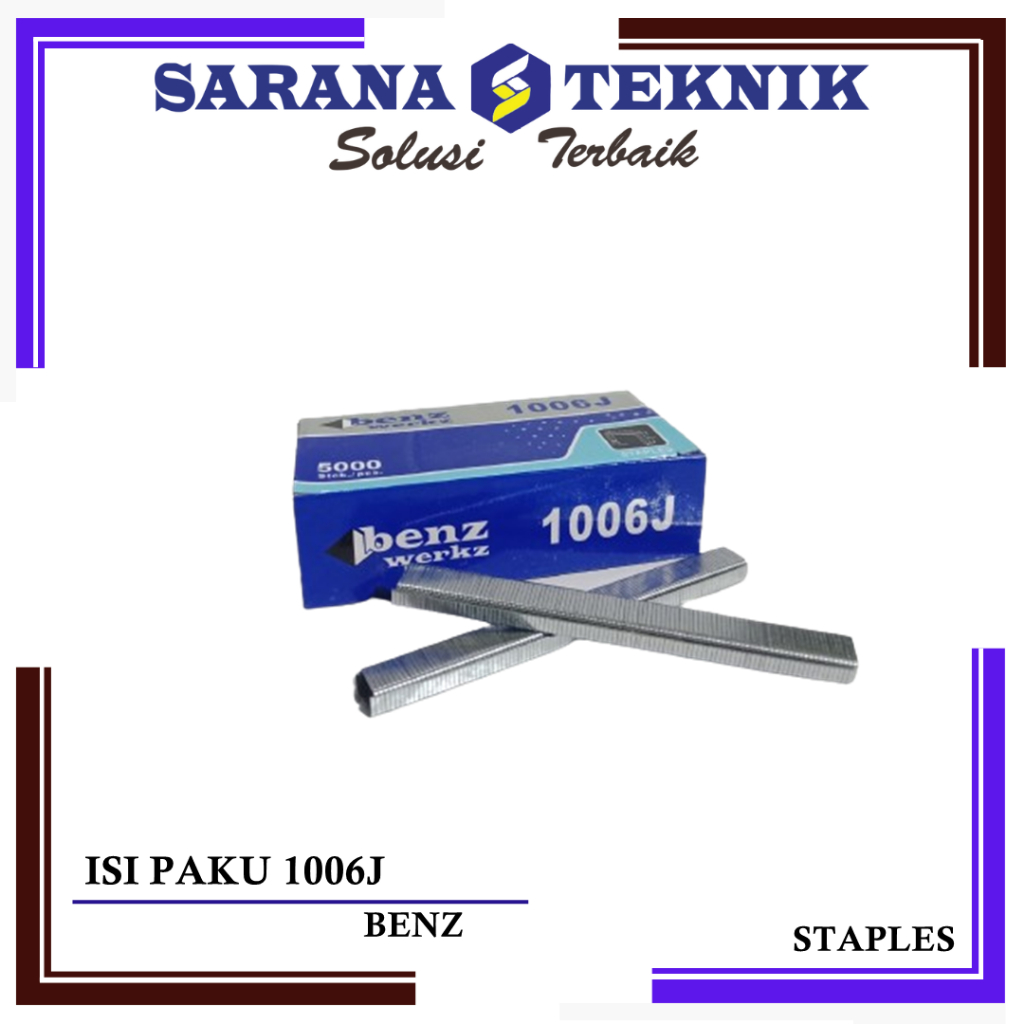 

Isi Stapler 6 mm Model U 1006J