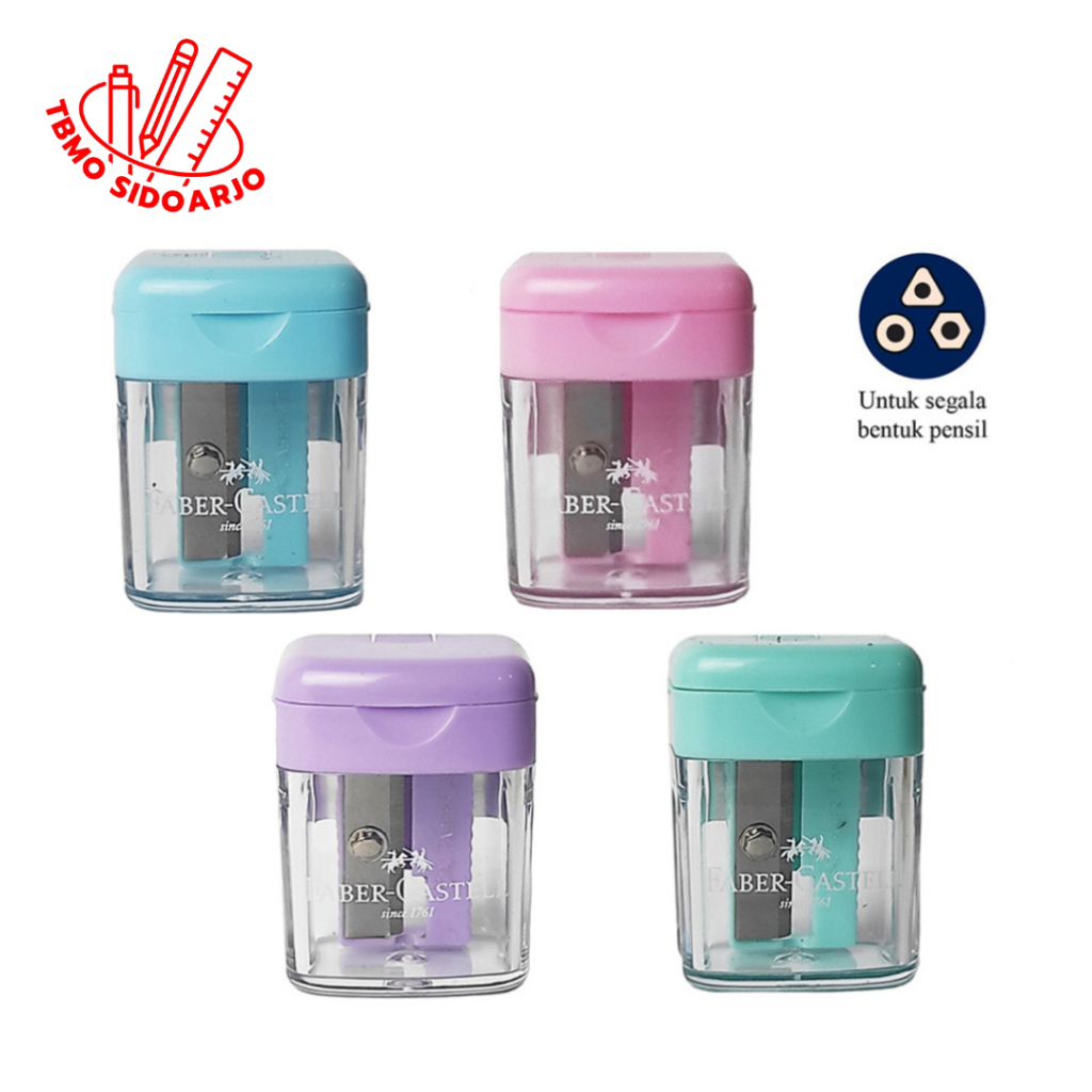 

TBMO Faber Castell Mini Box Sharpener Pastel Color 381924