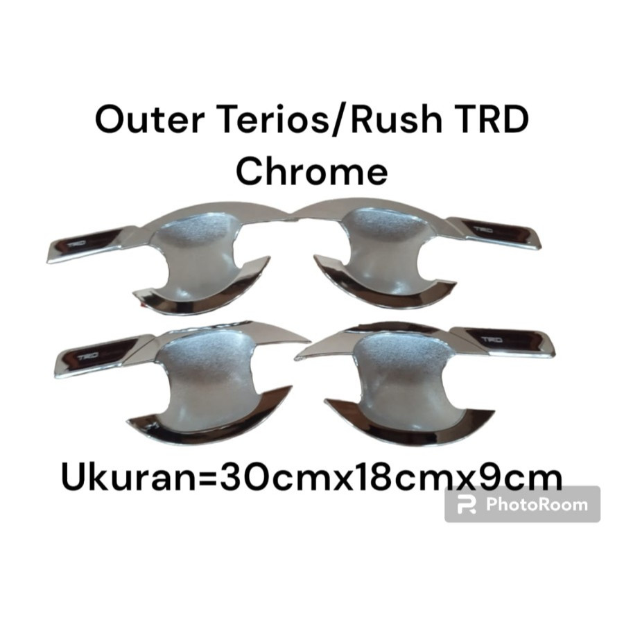 Outer Mangkok Toyota Rush / Terios Handle Handel Hendel Gagang pintu Tarikan Pegangan Pintu Carbon M