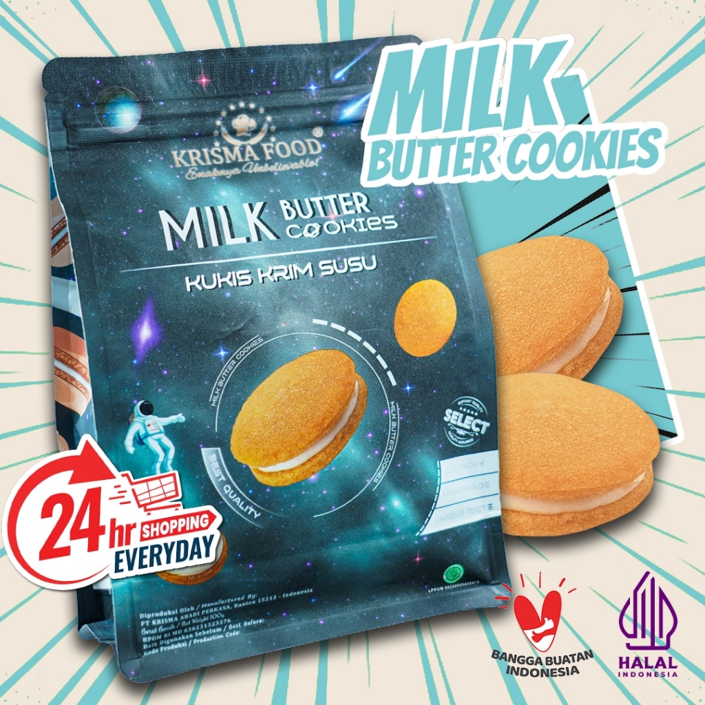 

BUTTER COOKIES KRISMA FOOD PCS - BELI 4 GRATIS 1