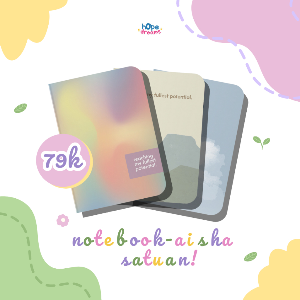 

READY STICK Notebook x Aisha Rizqy [FREEBIES JOURNALING KIT]