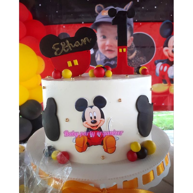 

Kue ultah Mickey|Kue Mickey|Birthday cake Mickey|Kue ulang tahun