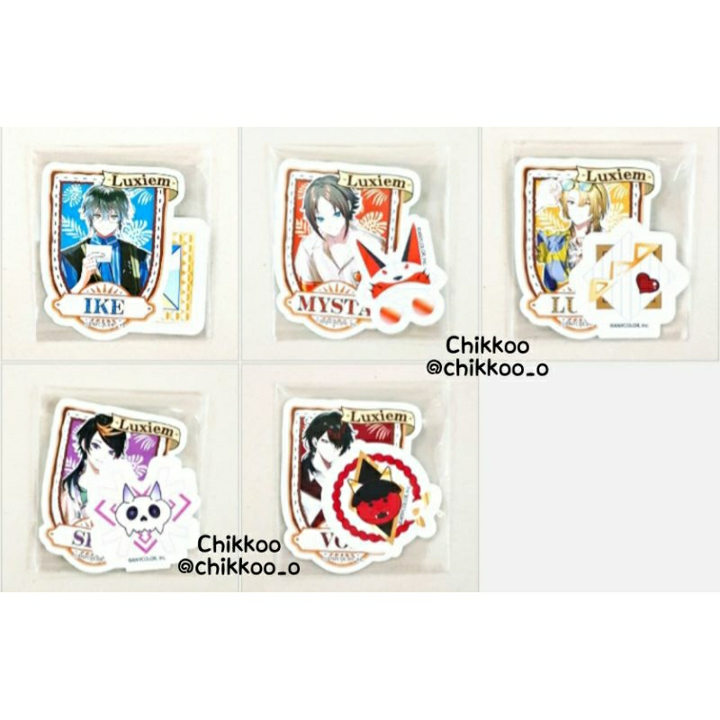 Vtuber Nijisanji Manekineko Summer Vacation Sticker Luxiem