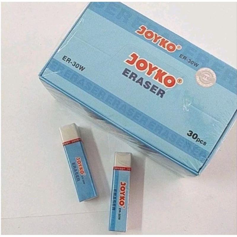 

(PERPCS) penghapus joyko warna putih/eraser/perlengkapan kantor/perlengkapan sekolah