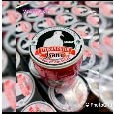 Gelasan Titiran Putih Junior Original | Layangan Aduan