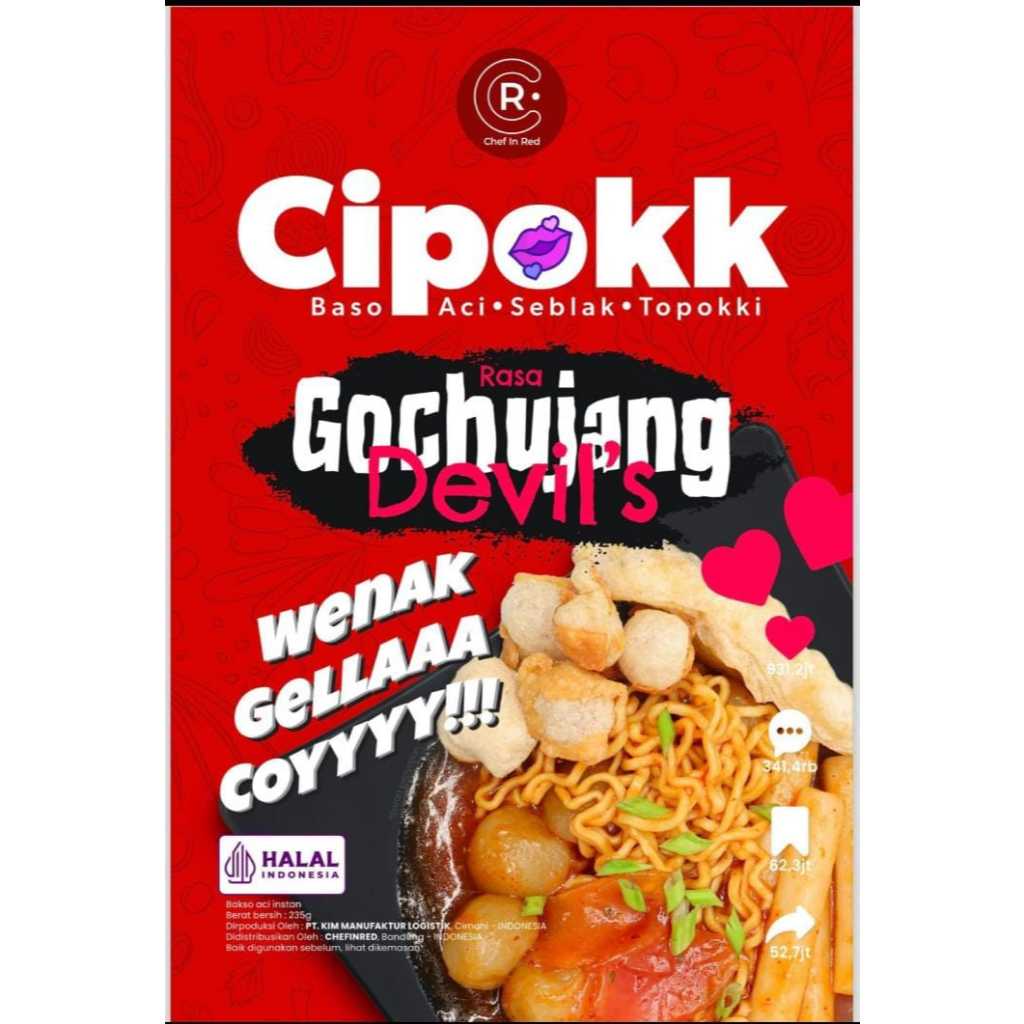 

Cipokk Baso Aci/Seblak/Topokki