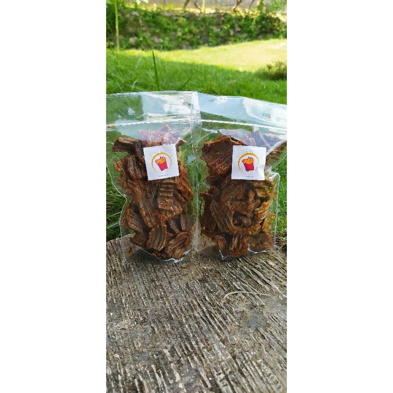 

(TERMURAH) KERIPIK JENGKOL pedas daun jeruk