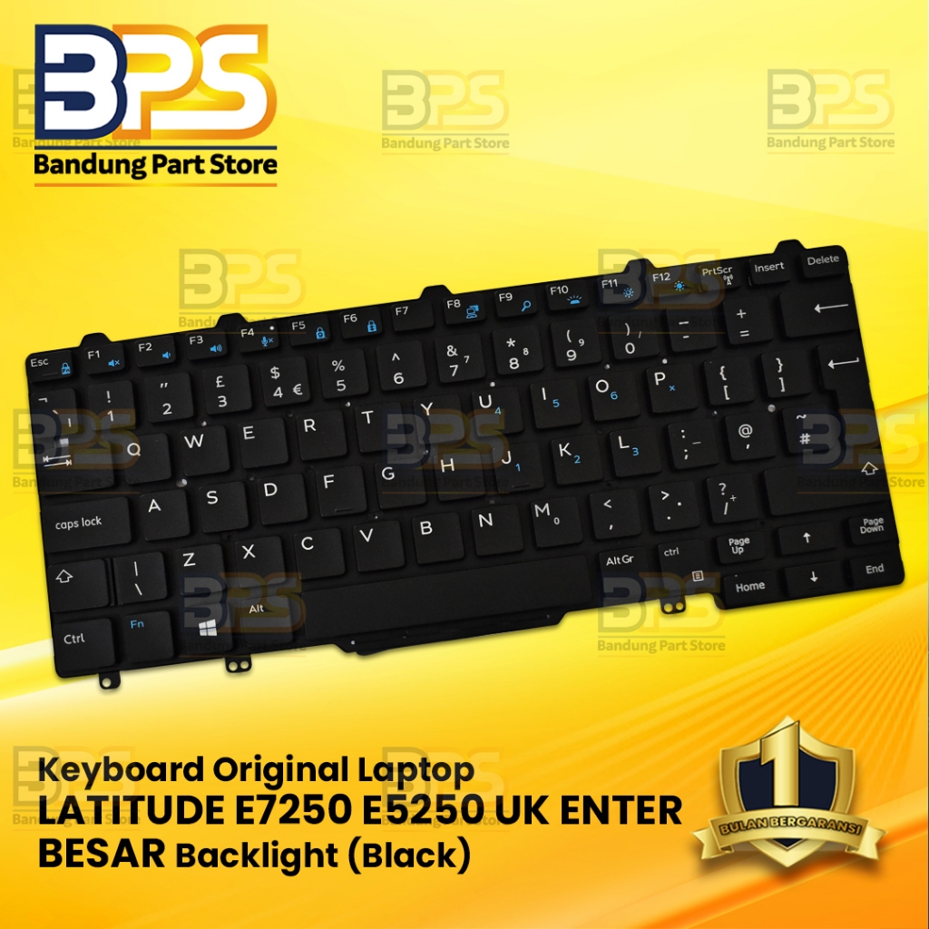 Keyboard Latitude E5250 E5270 E7250 E7270 Backlight UK