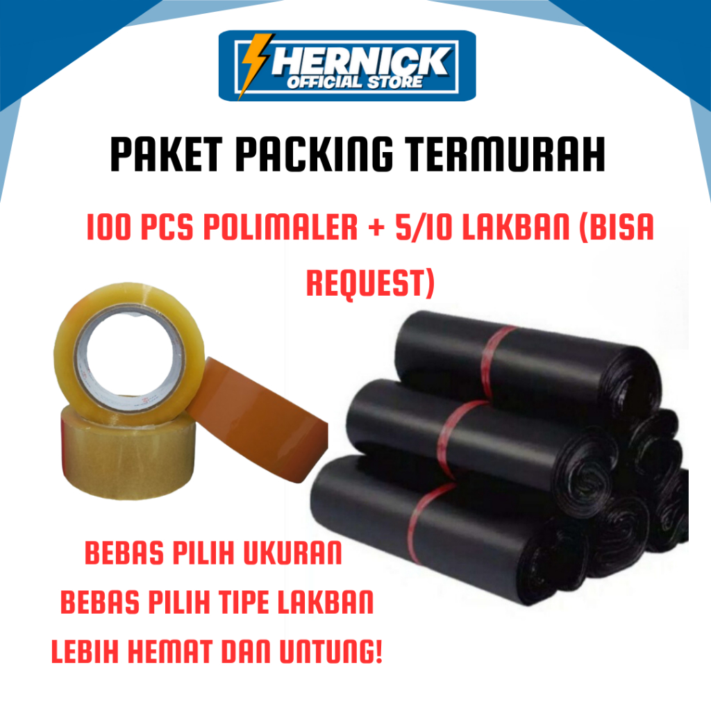 PAKET PACKING PLASTIK + LAKBAN/ PLASTIK PACKING TEMURAH PLASTIK POLIMALER/POLYMALER TERMURAH LAKBAN 