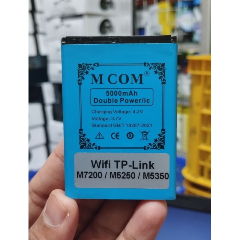 BATERAI MODEM WIFI TP-LINK M7200 / M5250 / M5350 MCOM 5000MAH