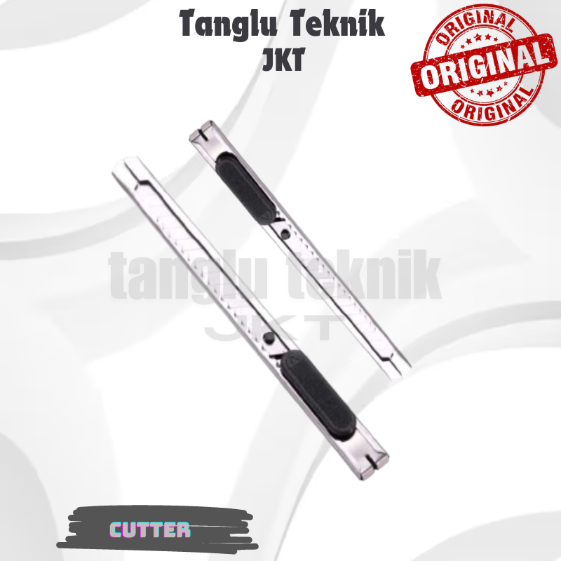 

Small Cutter Knife Pisau Kater CUTTER Kuter Kater Kecil STAINLESS STEEL Pemotong Kertas PACKING