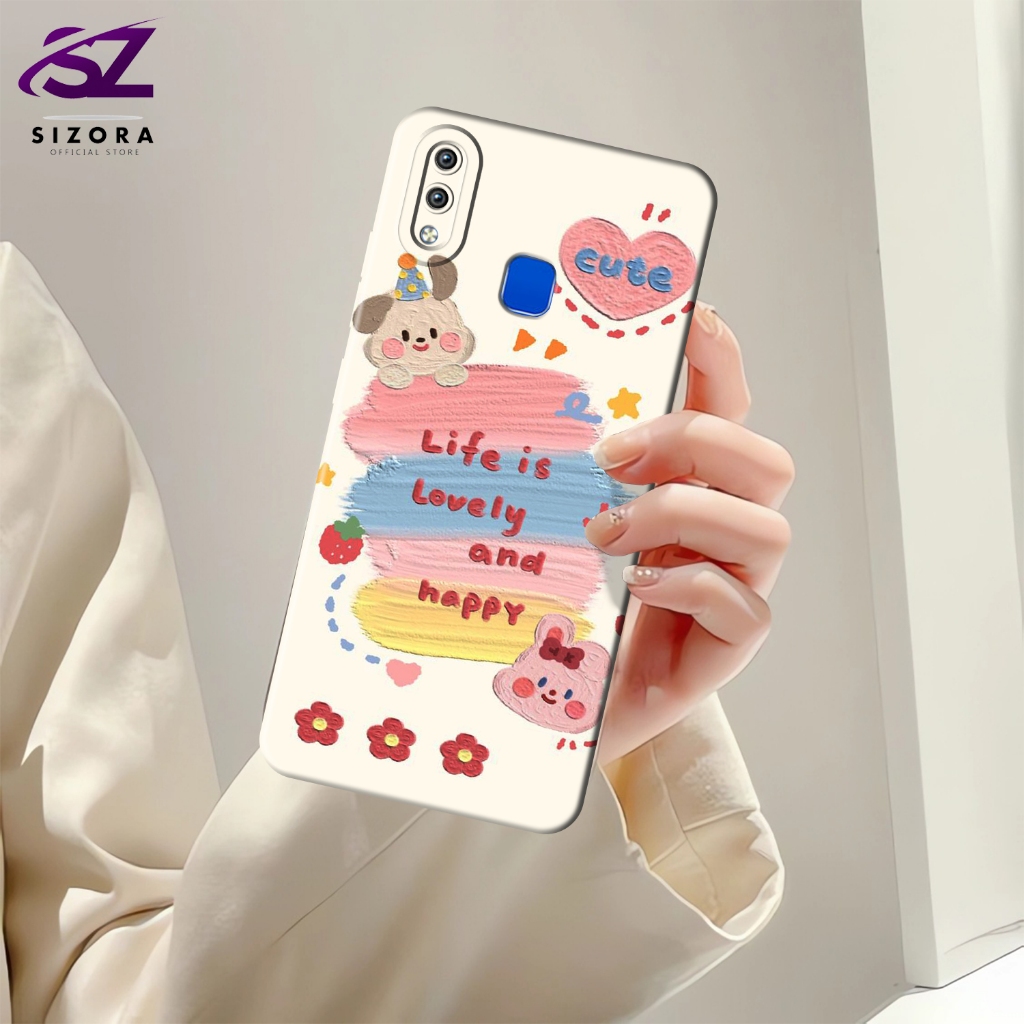 Case Hp GELOMBANG VIVO Y91/Y93/Y95 Softcase silicon Lentur - Skin / Casing Handpone - SIZORA