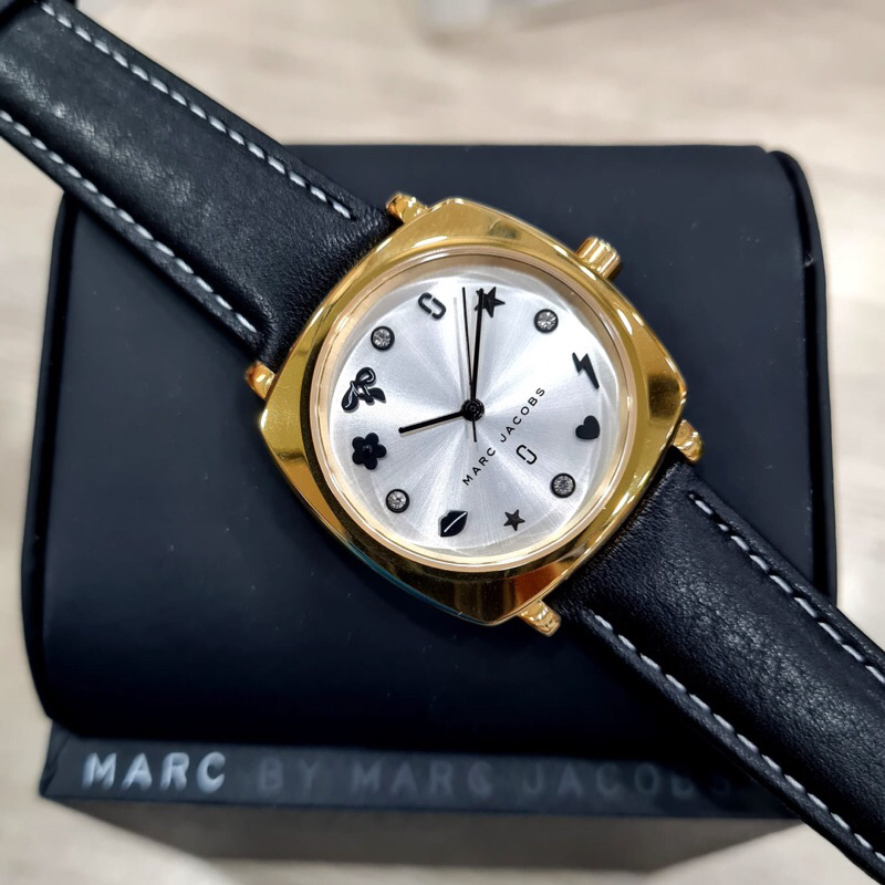 Jam Tangan Marc Jacobs MJ-1598 Original Bm 34mm Strap Leather