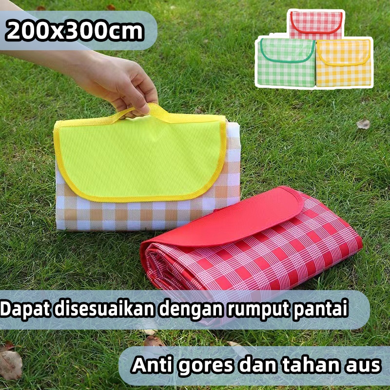 150cm*100cm tikar estetik untuk piknik tikar lipat piknik jumbo tikar piknik anti air