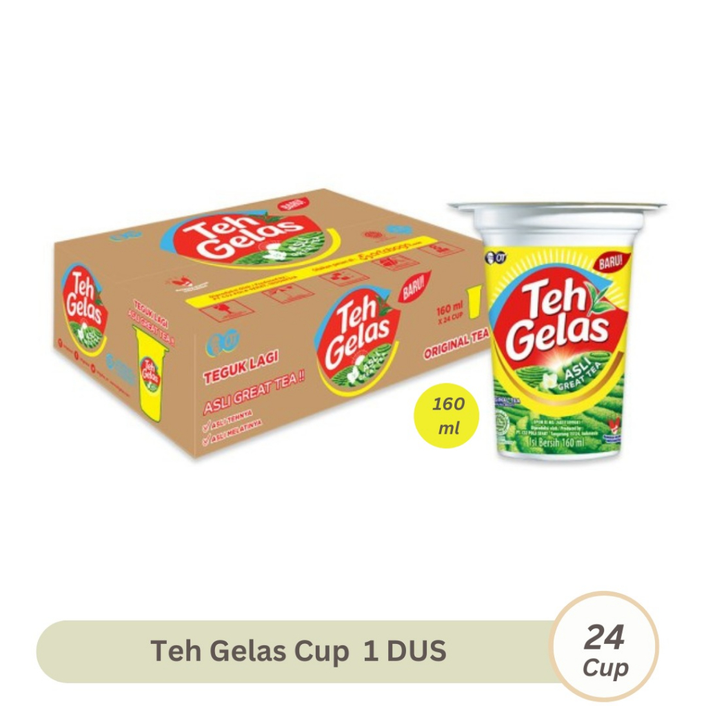 

Teh Gelas Cup Original 1 Dus isi 24pcs 160ml Minuman Teh Instant