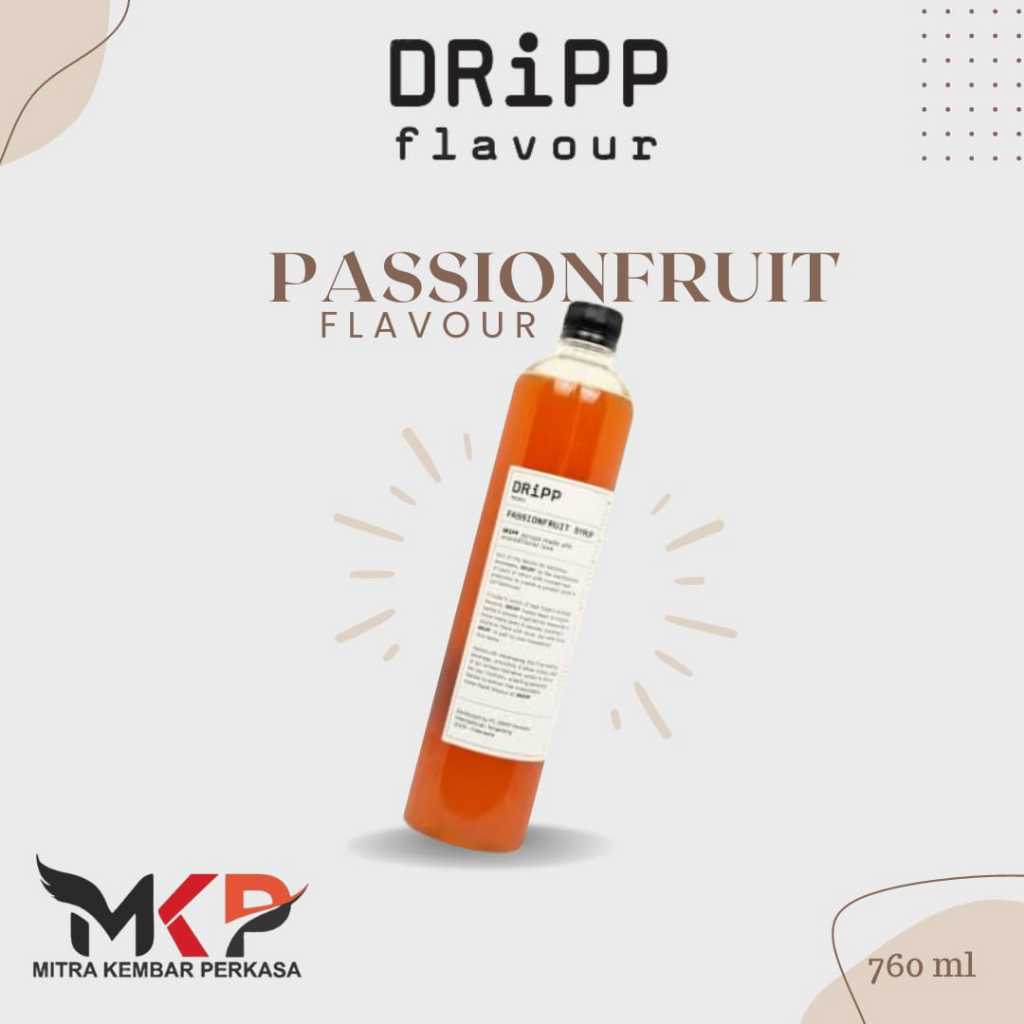 

DRIPP PASSIONFRUIT SYRUP - Gourmet Syrup-