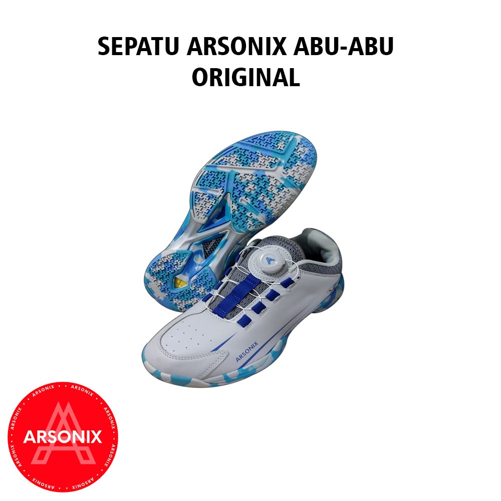 Sepatu Badminton Bulutangkis Arsonix Camo Blue