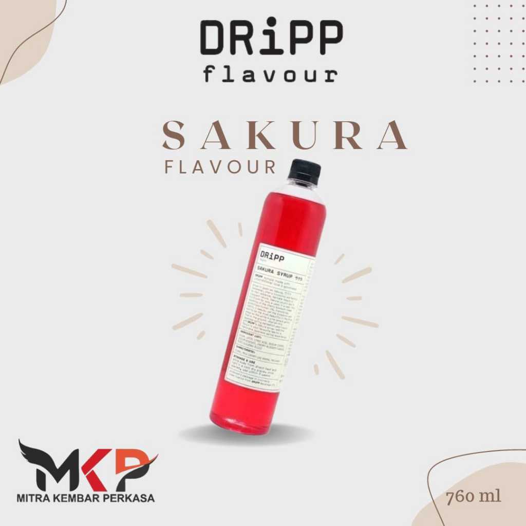 

DRIPP SAKURA SYRUP - Gourmet Syrup -