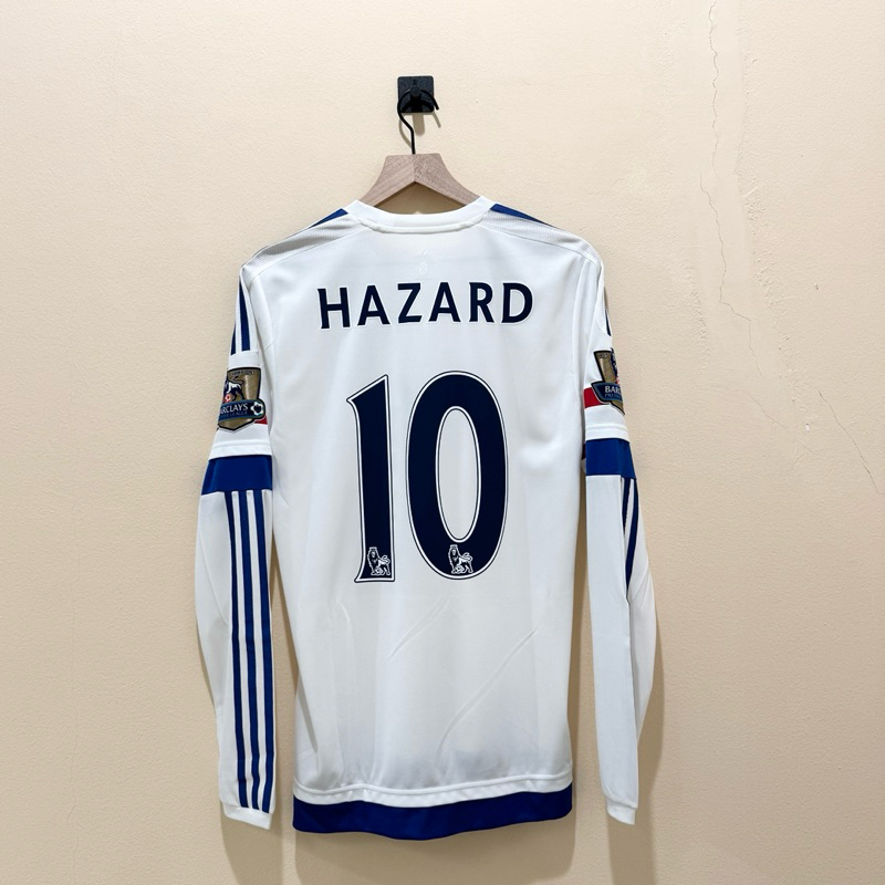 Jersey Original Chelsea Away 2015/2016 Adizero Player Issue LS Longsleeve Hazard #10