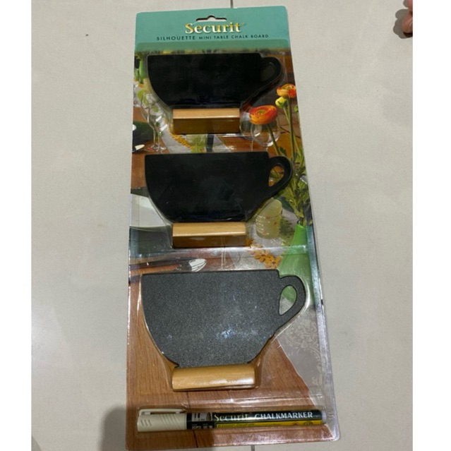 

mini table chalk board stand cup papan tulis mini bentuk cangkir berdiri cafe black board papan tulis kecil restoran pajangan cafe coffee shop