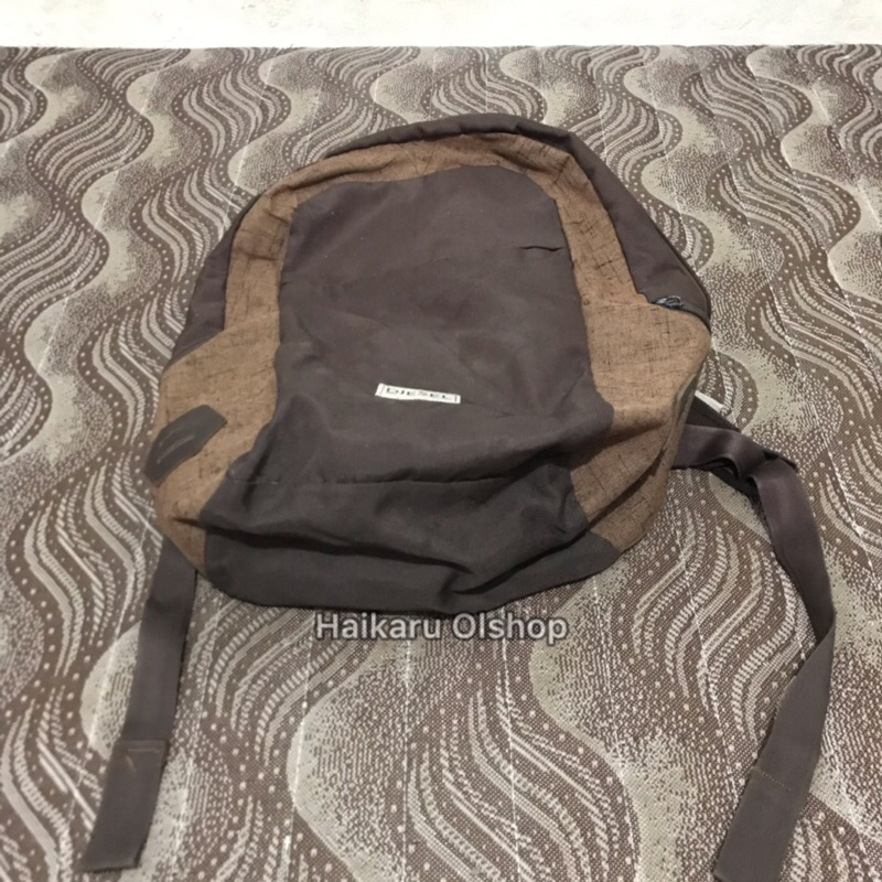 Diesel Tas Ransel Sekolah Kuliah Kerja Kapasitas Besar